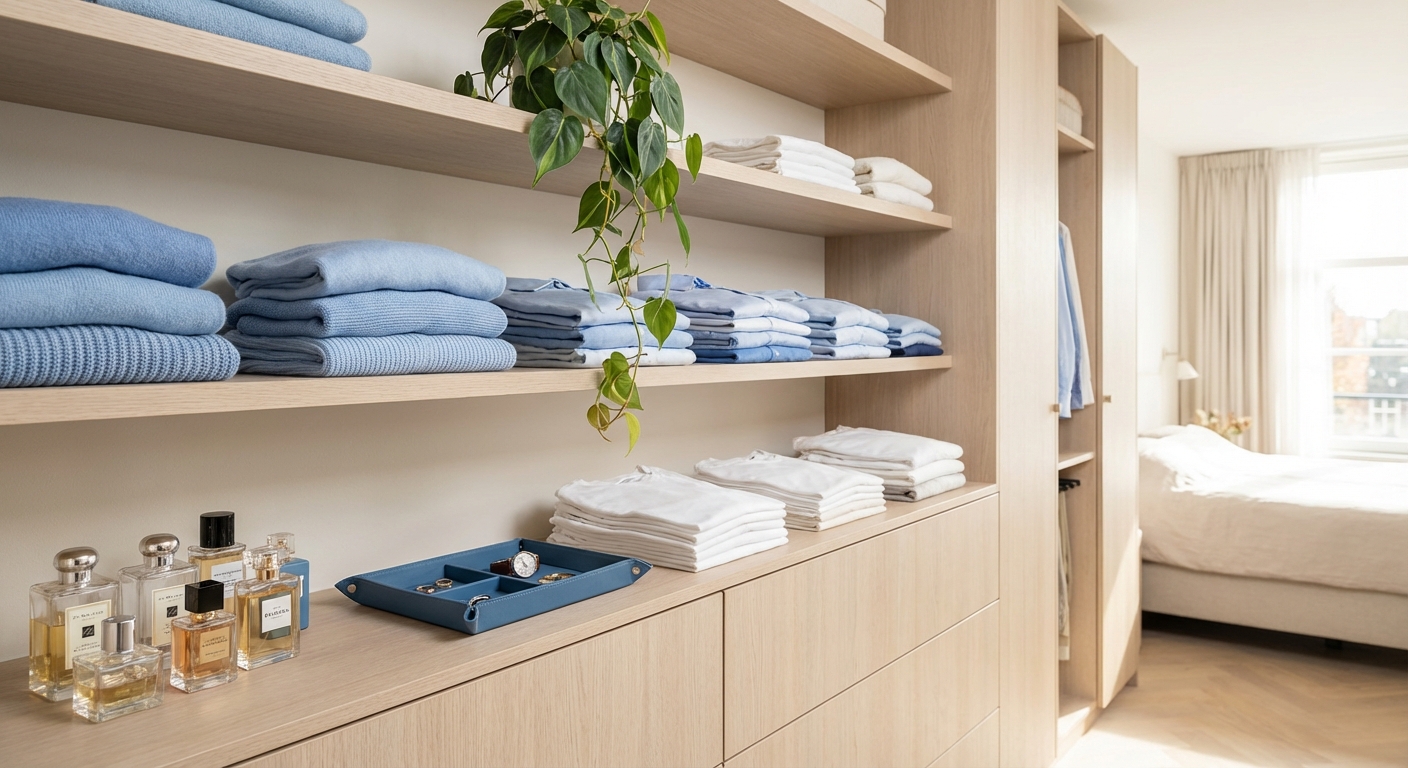 CleanLab Organized Cabinet