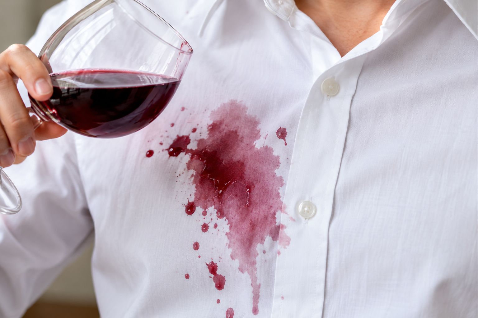 remove red wine stains